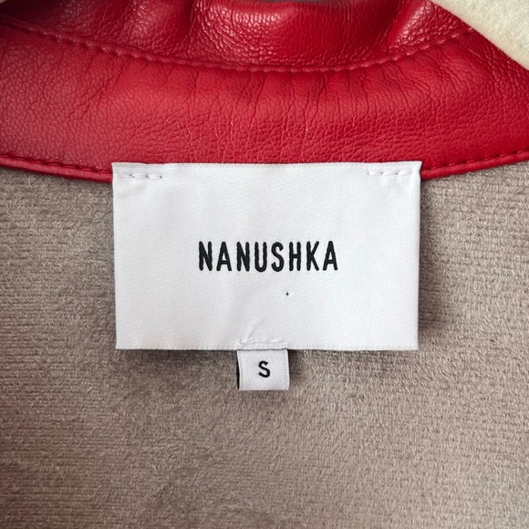 NWT | Nanushka Seymour Faux Leather Shirt - Picture 8 of 12